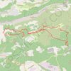 Trace GPS De Chibron à Riboux et au Grand Vallon, sur le versant sud de la Sainte-Baume, itinéraire, parcours