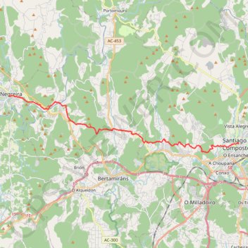 Trace GPS Wikiloc - SE44-Santiago-Negreira, itinéraire, parcours