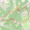Trace GPS Briançon - montgenvre - fort des gondrand - fort infernet - fort des trois tetes, itinéraire, parcours