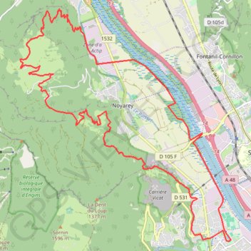 Trace GPS La cuche, itinéraire, parcours