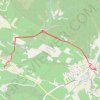 Trace GPS Montbrison sur lez - Le Pègue, itinéraire, parcours