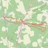 Trace GPS Boucle VTT Ychoux - Pissos, itinéraire, parcours