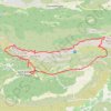 Trace GPS Sainte Victoire par les Cretes, itinéraire, parcours