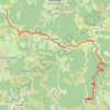 Trace GPS Descente en VTT depuis le Mont Gerbier-de-Jonc, itinéraire, parcours