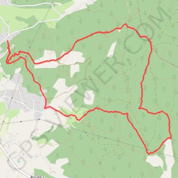 Trace GPS Croix de Siméon, itinéraire, parcours
