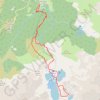 Trace GPS Lacs des sept Laux et Lac Blanc, itinéraire, parcours