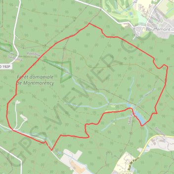 Trace GPS Balade en Forêt de Montmorency - Saint-Prix, itinéraire, parcours