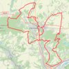 Trace GPS 90km 2020 rando Bailleval V2, itinéraire, parcours