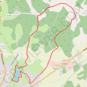 Trace GPS Orthez - Laqueyre, itinéraire, parcours