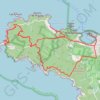 Trace GPS Porquerolles Ouest, itinéraire, parcours
