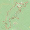 Trace GPS Le mont Vinaigre, itinéraire, parcours