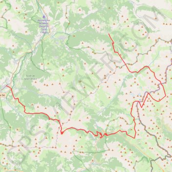 Trace GPS Ceillac Embrun haute route, itinéraire, parcours