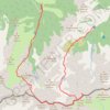 Trace GPS Caranca Pic de l'Enfer, itinéraire, parcours