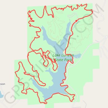 Trace GPS Lake Lurleen MTB Loop, itinéraire, parcours