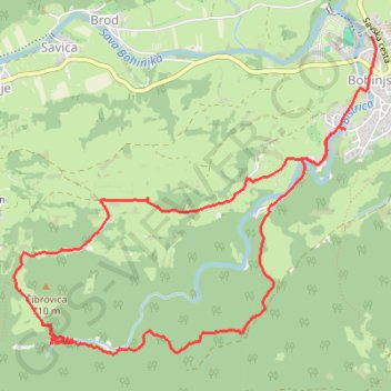 Trace GPS Biot_autour-de-bohinjska-bistrica, itinéraire, parcours
