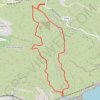 Trace GPS Calanque de l'Erévine, itinéraire, parcours