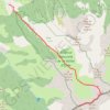 Trace GPS Pic de Finestrelles, itinéraire, parcours