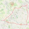 Trace GPS Itinéraire de Adriers à 3 Rue des Vignes, 86430 Adriers, France, itinéraire, parcours