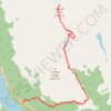 Trace GPS Bow Lake - Helen Lake - Cirque Peak, itinéraire, parcours