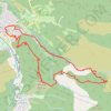 Trace GPS Cascade du Saint-Vincent - Cascade des Anglais - Pic de l'Alzina, itinéraire, parcours
