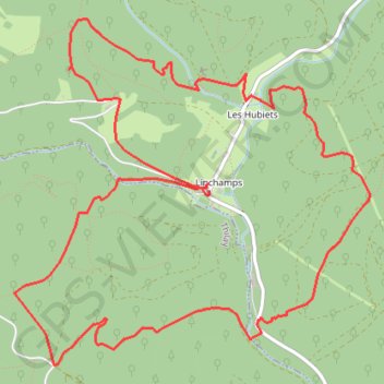 Trace GPS La promenade de la Roche du Saut Thibault, itinéraire, parcours