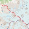 Trace GPS Mont Lachat - Refuge du Goûter - Mont Blanc, itinéraire, parcours