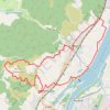 Trace GPS Petite colline de Meysse, itinéraire, parcours