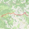 Trace GPS Espeyrac - Conques, itinéraire, parcours