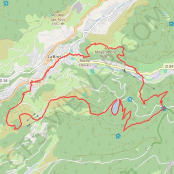 Trace GPS Une journée autour de La Bresse, itinéraire, parcours