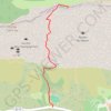 Trace GPS Sainte-Victoire (13) Ligne directe Saint Ser - Pic des Mouches, itinéraire, parcours