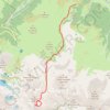 Trace GPS Le Col de Couradette depuis Payolle, itinéraire, parcours