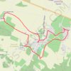 Trace GPS Saint LEGER DE MONTBRILLAIS, itinéraire, parcours