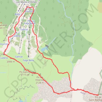Trace GPS Etangs de Fage-Belle, itinéraire, parcours