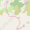Trace GPS Monte Cinto Nord, itinéraire, parcours