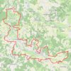 Trace GPS Bunzac Coteaux du Bandiat 65kms, itinéraire, parcours