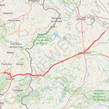 Trace GPS Etape 7 Alaejos - Garda, itinéraire, parcours