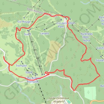 Trace GPS Pyrénées Catalanes - Serrat de l'Ours, itinéraire, parcours