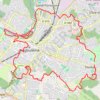 Trace GPS Tour d'Angouleme, itinéraire, parcours