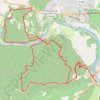 Trace GPS Remoulins les Vestiges du Pont du Gard, itinéraire, parcours