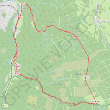 Trace GPS Sedoz, le ruisseau enchanté (Ninglinspo), itinéraire, parcours