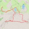 Trace GPS Peña Blanca, Roya y Peña Sabocos circular desde Pista los Asnos, itinéraire, parcours
