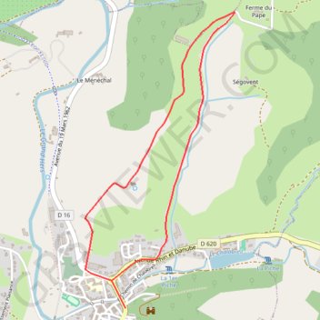 Trace GPS La colline du calvaire - Chalabre, itinéraire, parcours