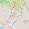 Trace GPS Maladeta, Maldito, d'Astorg, Medio, Coronas depuis la Besurta, itinéraire, parcours