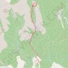 Trace GPS Caroux - Pilier du Bosc - Arête sud, itinéraire, parcours