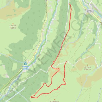 Trace GPS Rando pastoralisme au Sarrat de Gaye - Sainte-Marie-de-Campan, itinéraire, parcours