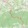Trace GPS GR92 Randonnée de Apt à Cabrières-d'Aigues (Vaucluse), itinéraire, parcours