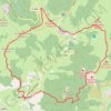 Trace GPS Parcours 15 rouge - La Ronde des Puys, itinéraire, parcours