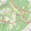 Trace GPS Le massif du dinkelberg, itinéraire, parcours