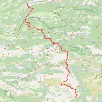 Trace GPS Gourdon -> Entrevaux, itinéraire, parcours