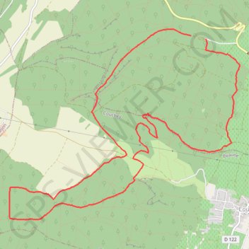 Trace GPS Marsannay, sans murée ni persillé en marche nordique, itinéraire, parcours
